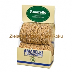 Amarelki z owocami bezglutenowe Amarello Kubara 80g